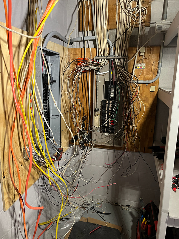 Electrical Panel Before RTP Electric